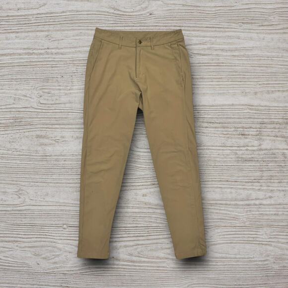 ★ Lululemon Classic Khaki Style Casual Slim-Fit Chino Pants ★ - Picture 2 of 8